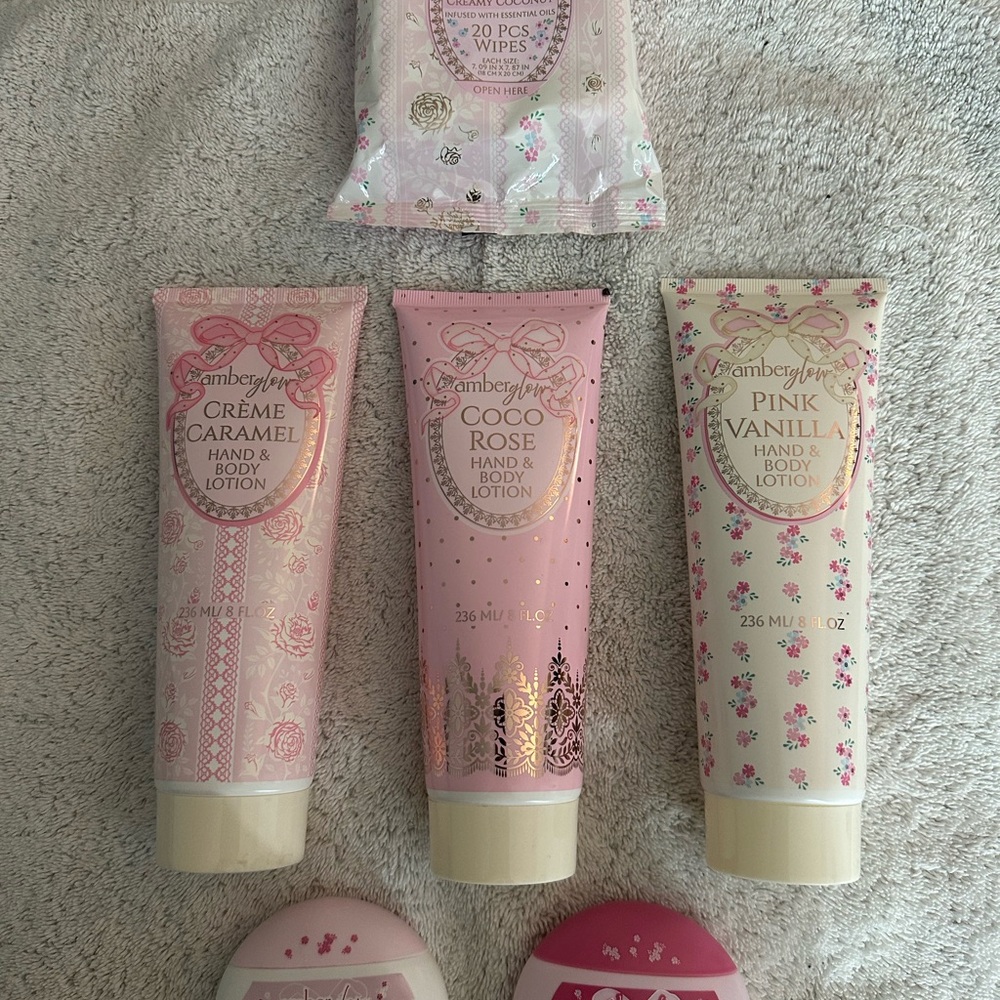 Amberglow Hand & Body Lotion -  bundle Pink Packaging